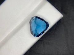 7.05 Carats Loose London Blue Topaz Gemstone Fancy Cut