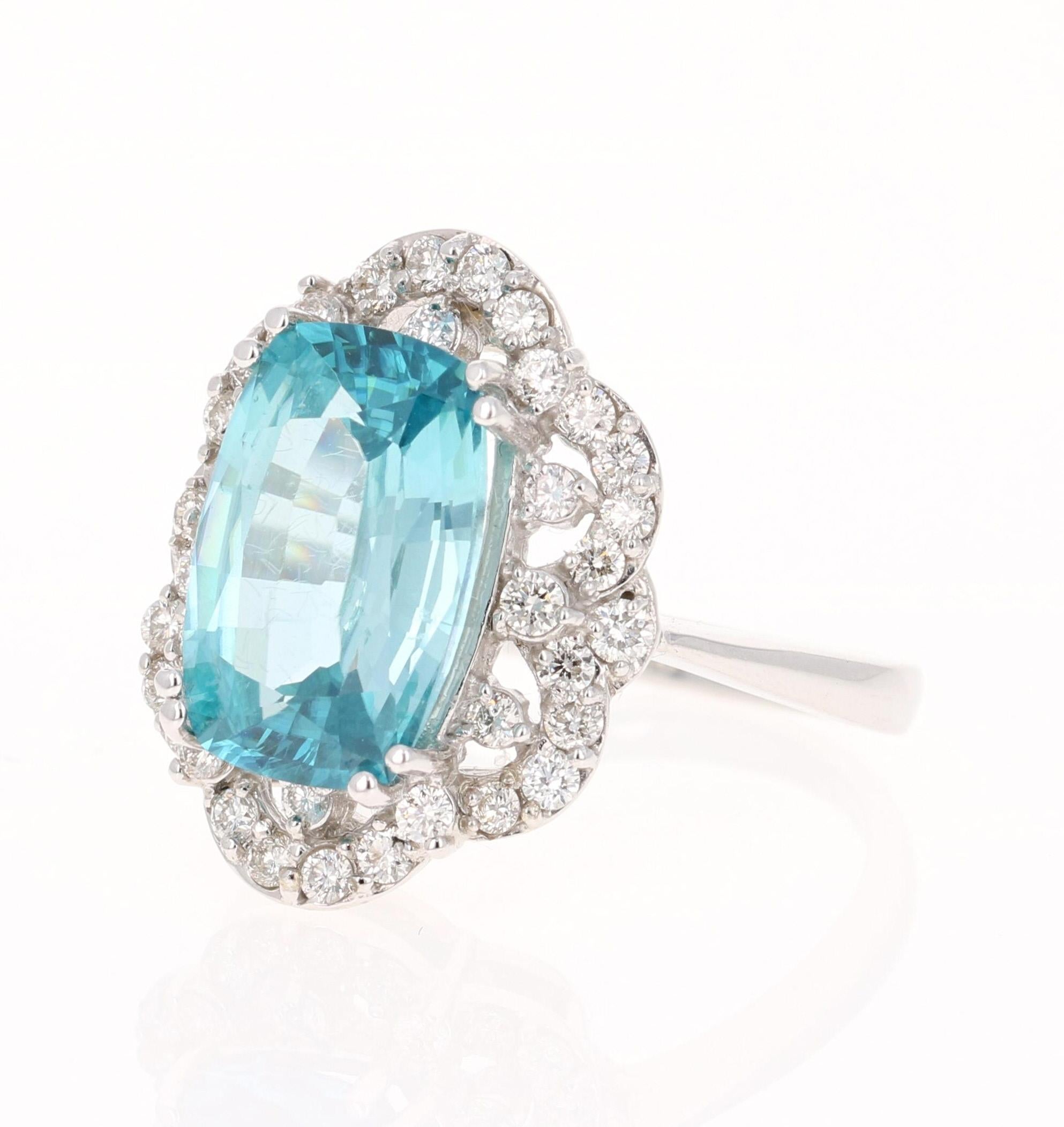 blue zircon engagement rings