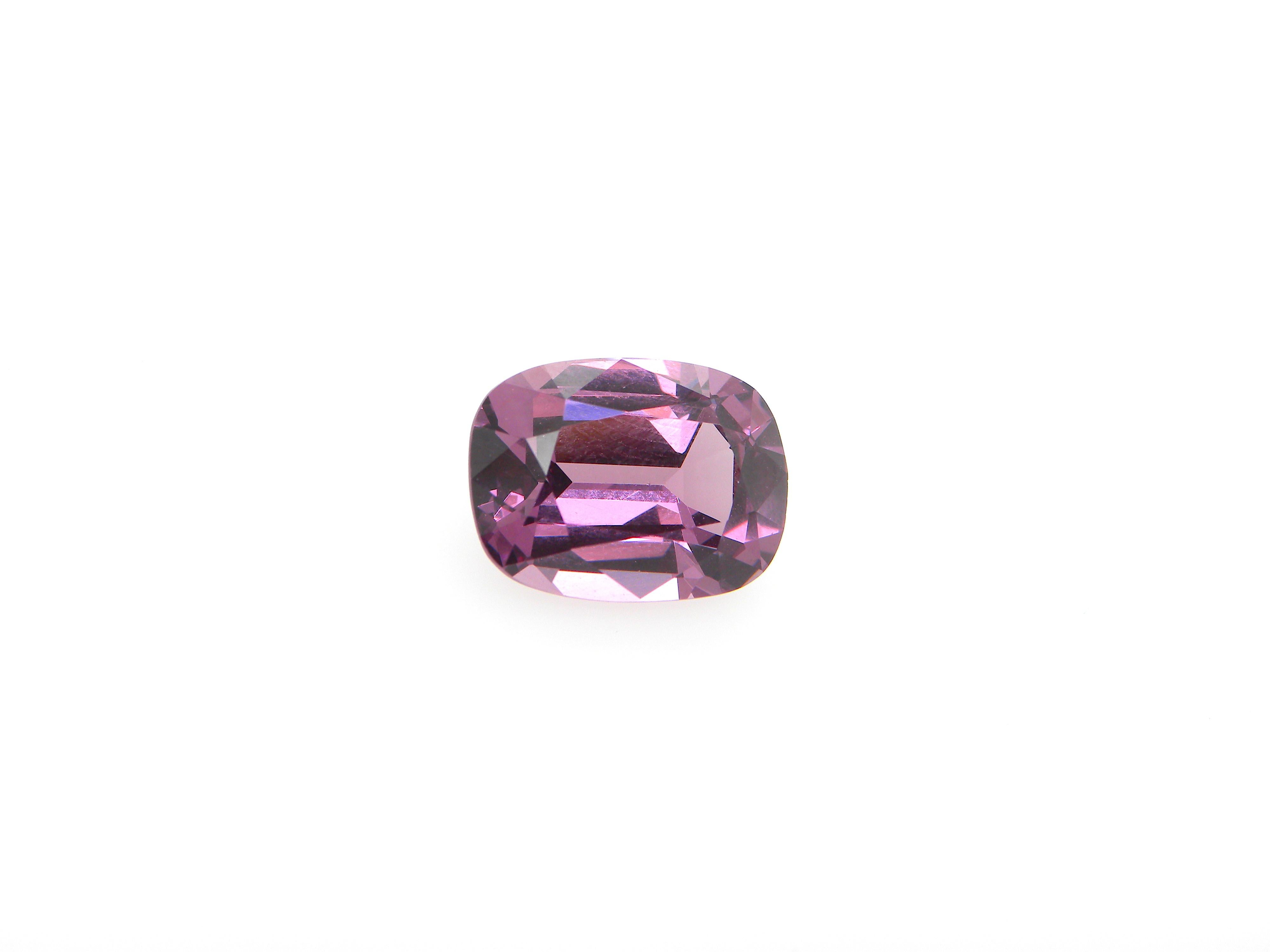 7.06 Carat GRS Certified Unheated Cushion-Cut Burmese Purple Pink Spinel 1