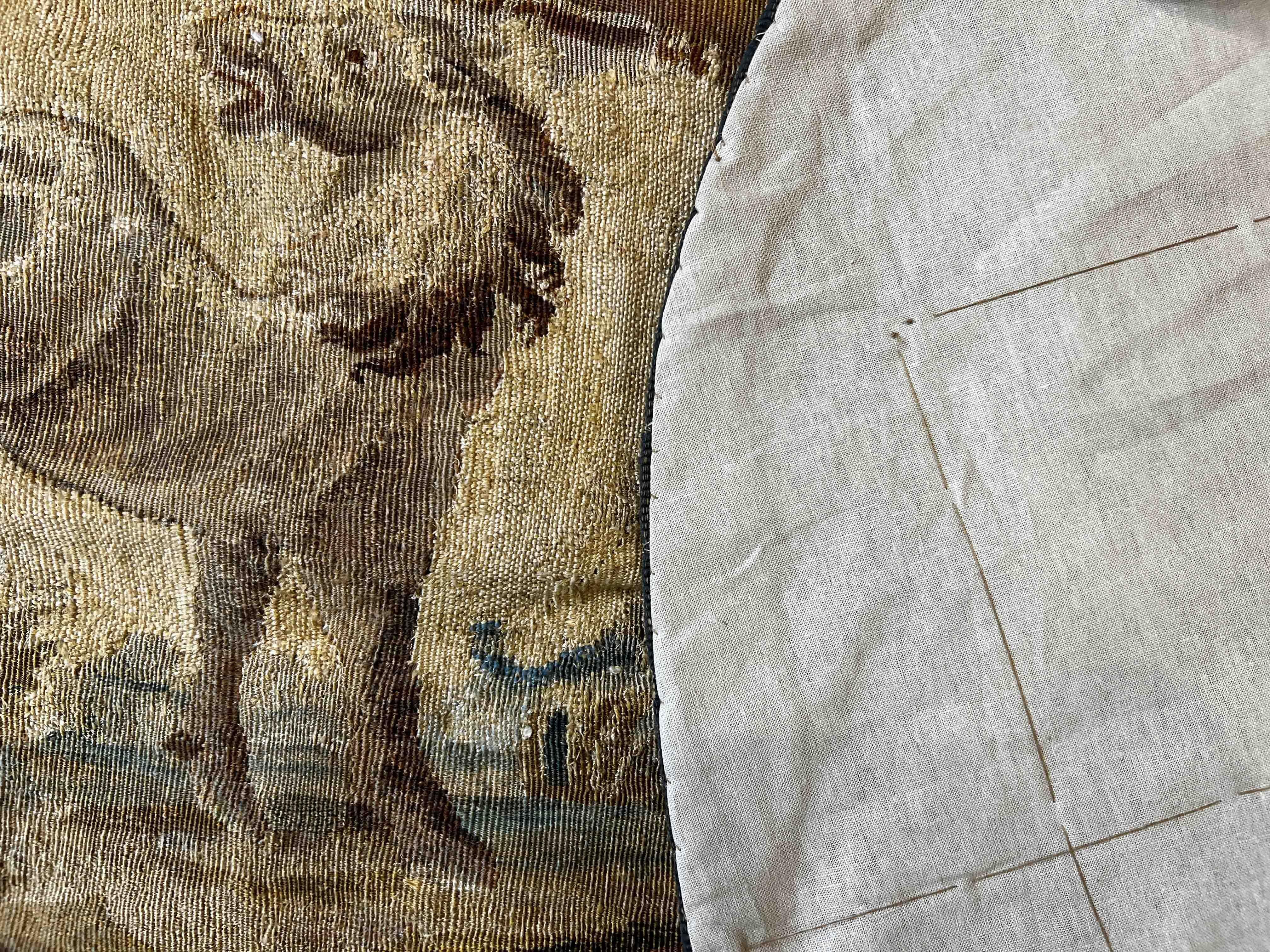 707 - 19th Century Brussels Handwoven Tapestry 