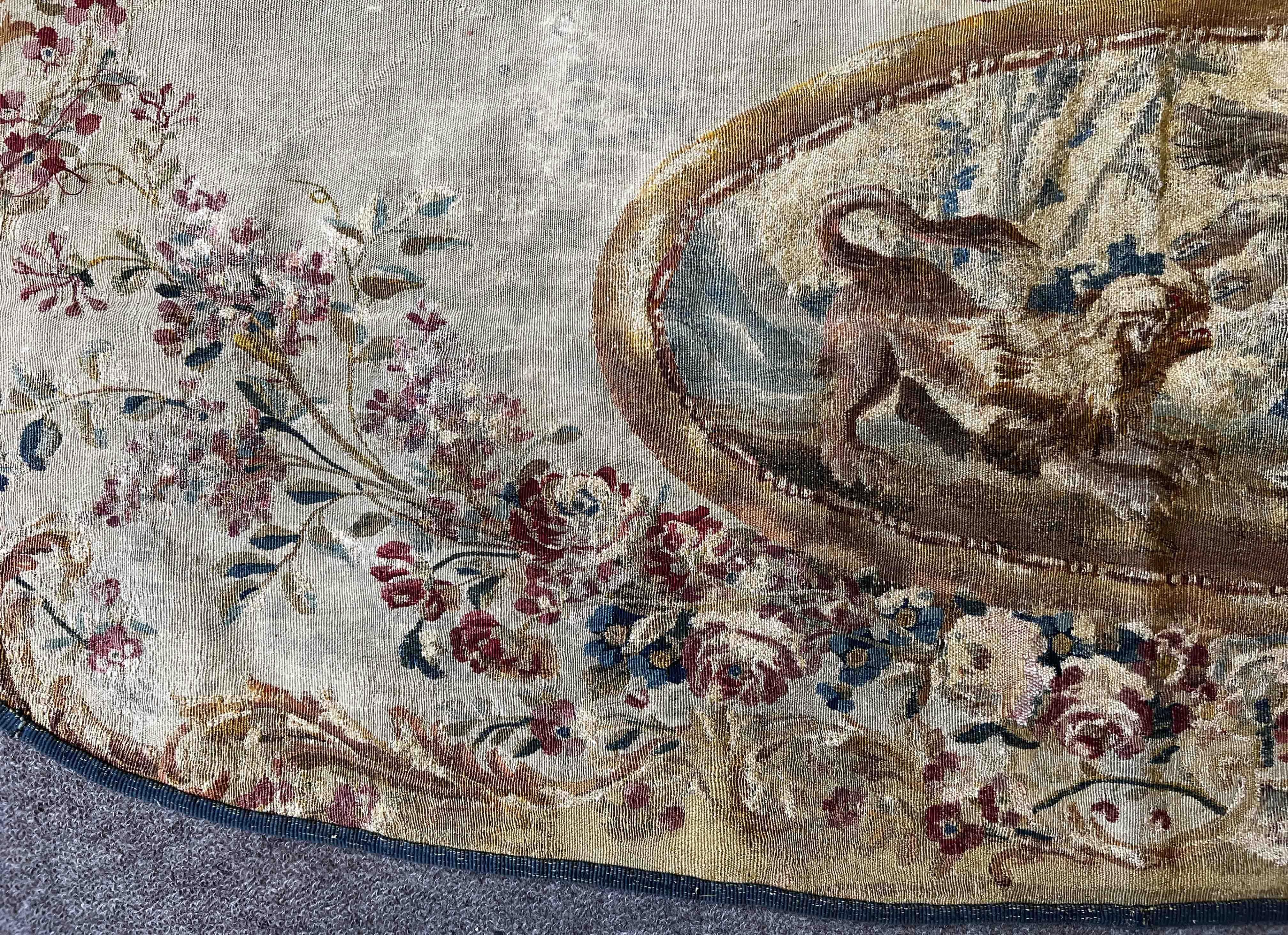 707 - 19th Century Brussels Handwoven Tapestry 