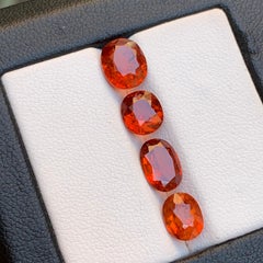7.07 Carat Deep Orange Spessartite/Spessartine/Mandarin Garnet Loose Gemstones