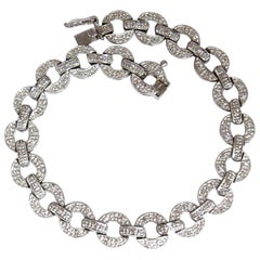 .70 Carat Diamonds Circles Bracelet