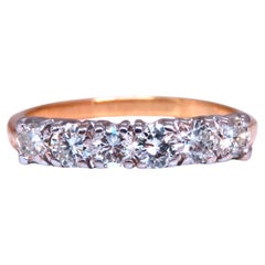 .70ct Natural Round Diamonds Eternity Ring Sharing Prong G/Vs 14kt gold
