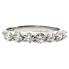 .70ctw Diamond 7 Stone Bridal Ring In Platinum