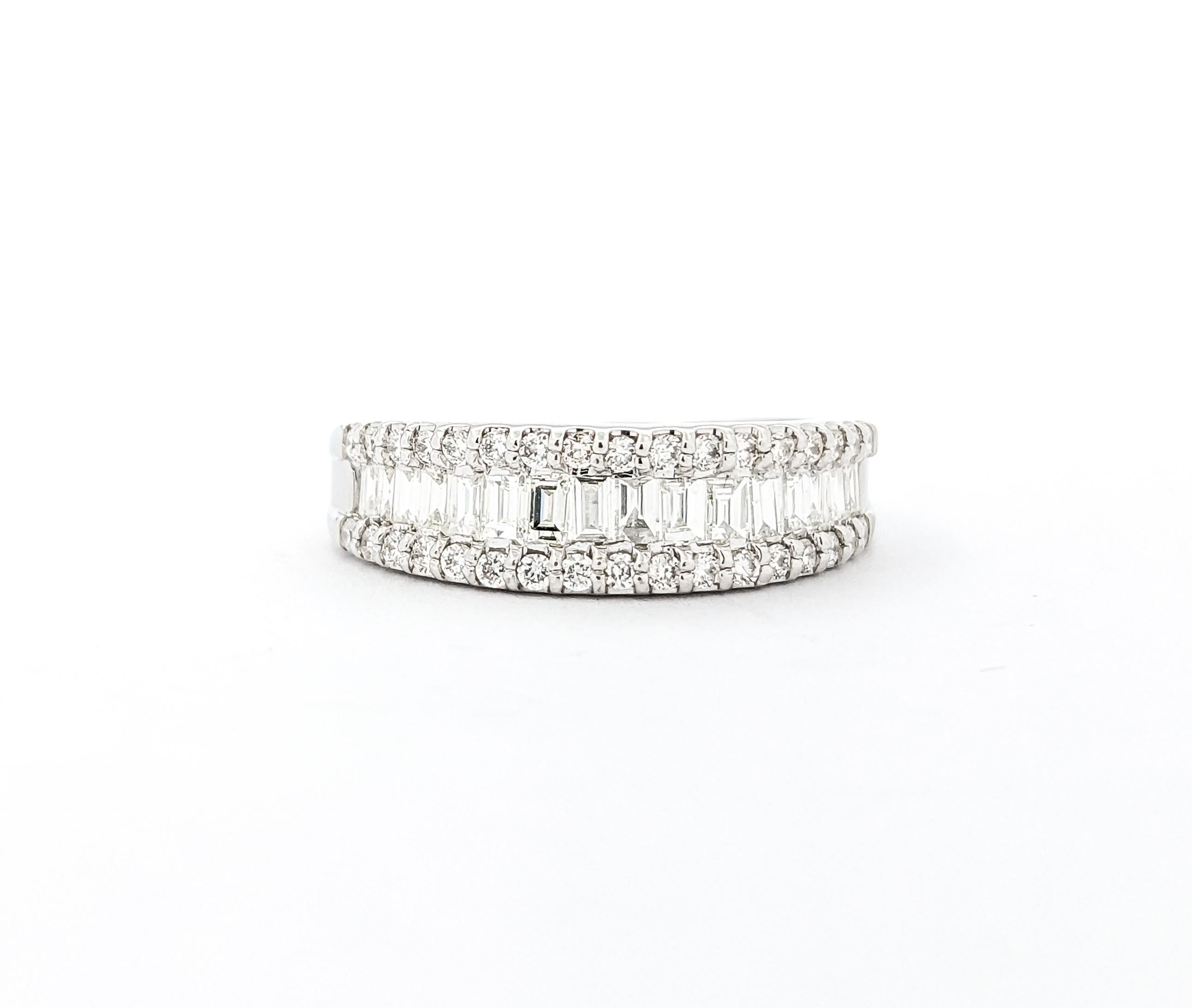 .70ctw Diamond Fashion Ring In Platinum For Sale 5