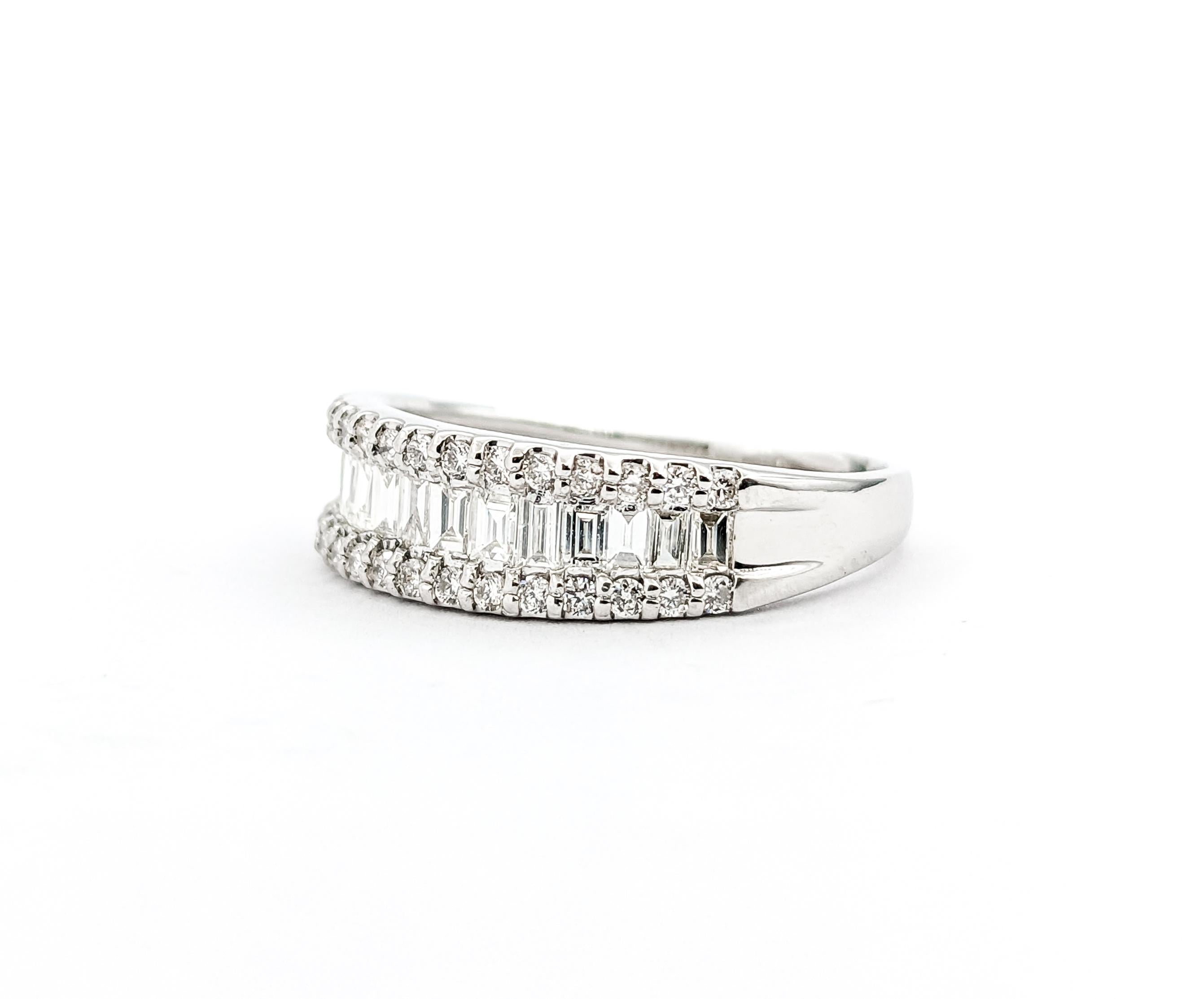 .70ctw Diamond Fashion Ring In Platinum For Sale 3