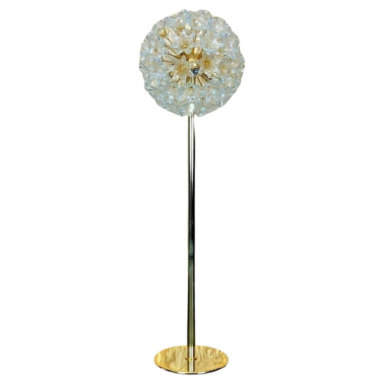 70er Jahre Lampe Leuchte Floor Lamp Toni Zuccheri, VeArt für Venini Italien  70s For Sale at 1stDibs