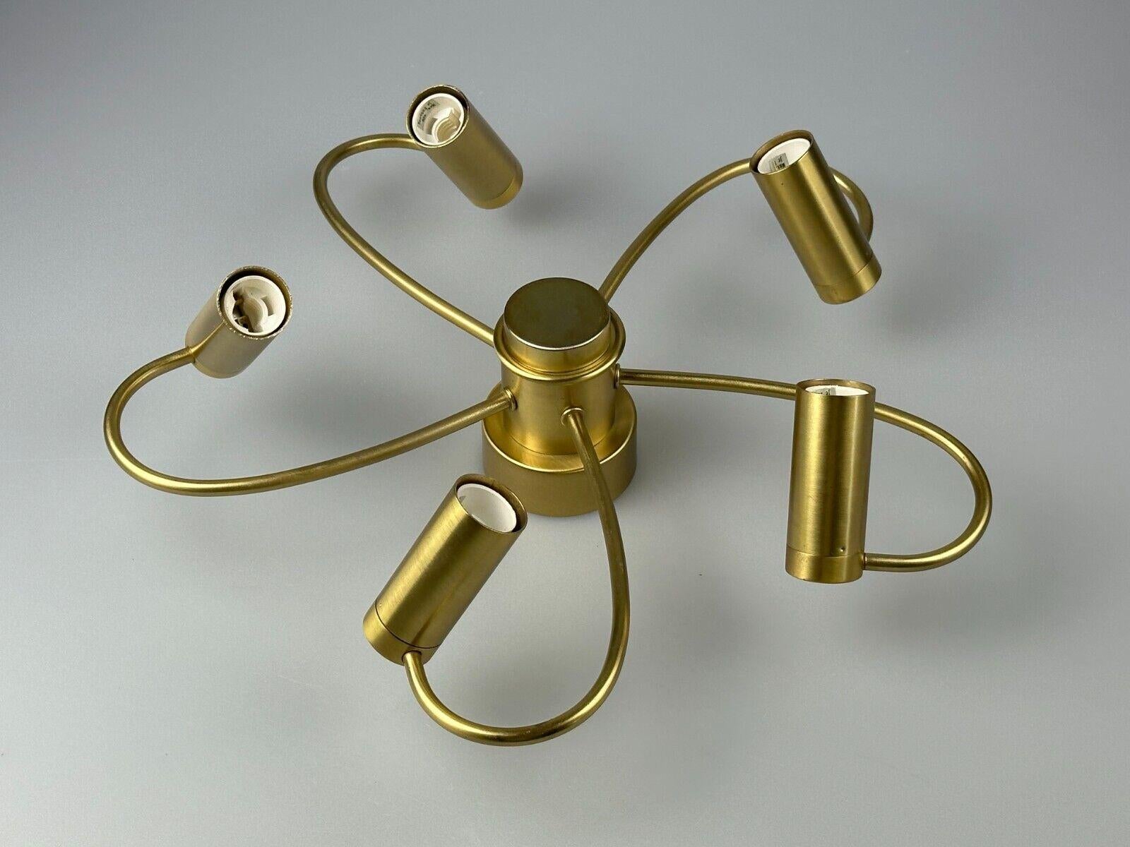 70s 5-bulb ceiling lamp Sputnik by Honsel Leuchten Germany Space Age In Good Condition For Sale In Neuenkirchen, NI