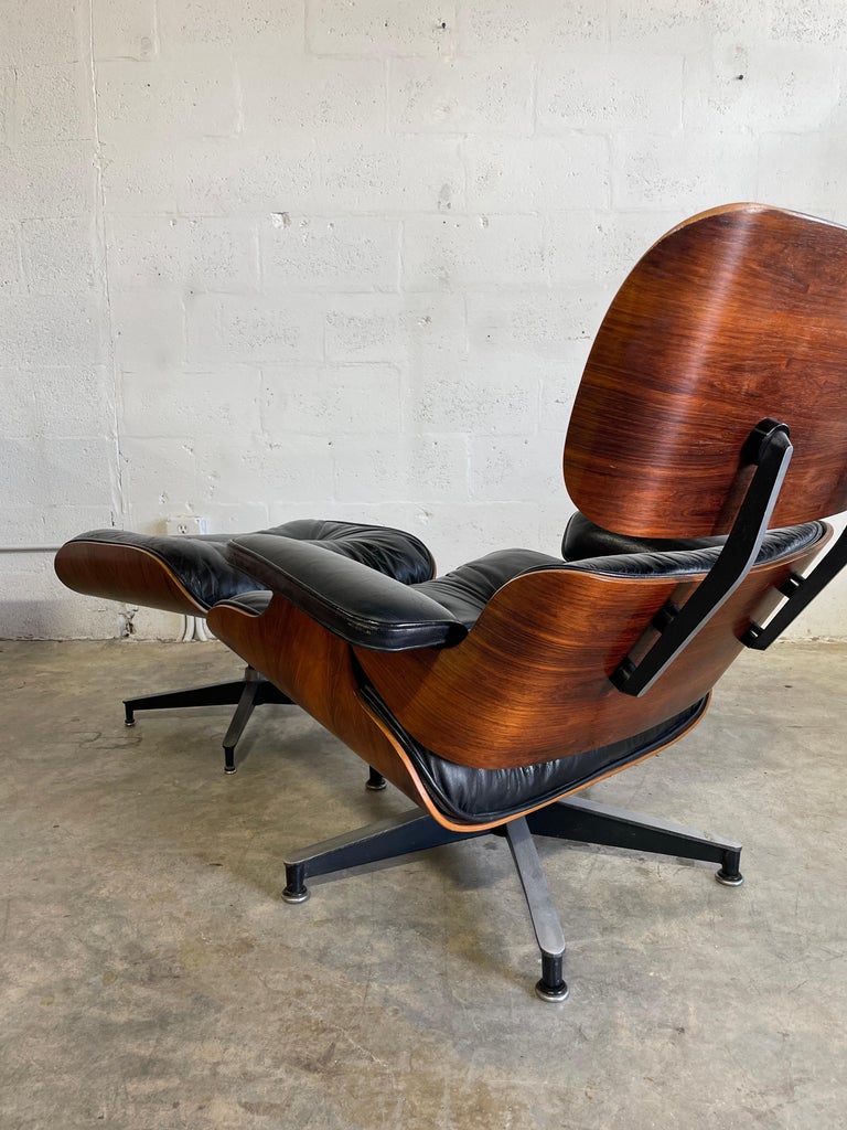 70s 80s Eames for Herman Miller 670/671 Lounge Chair and