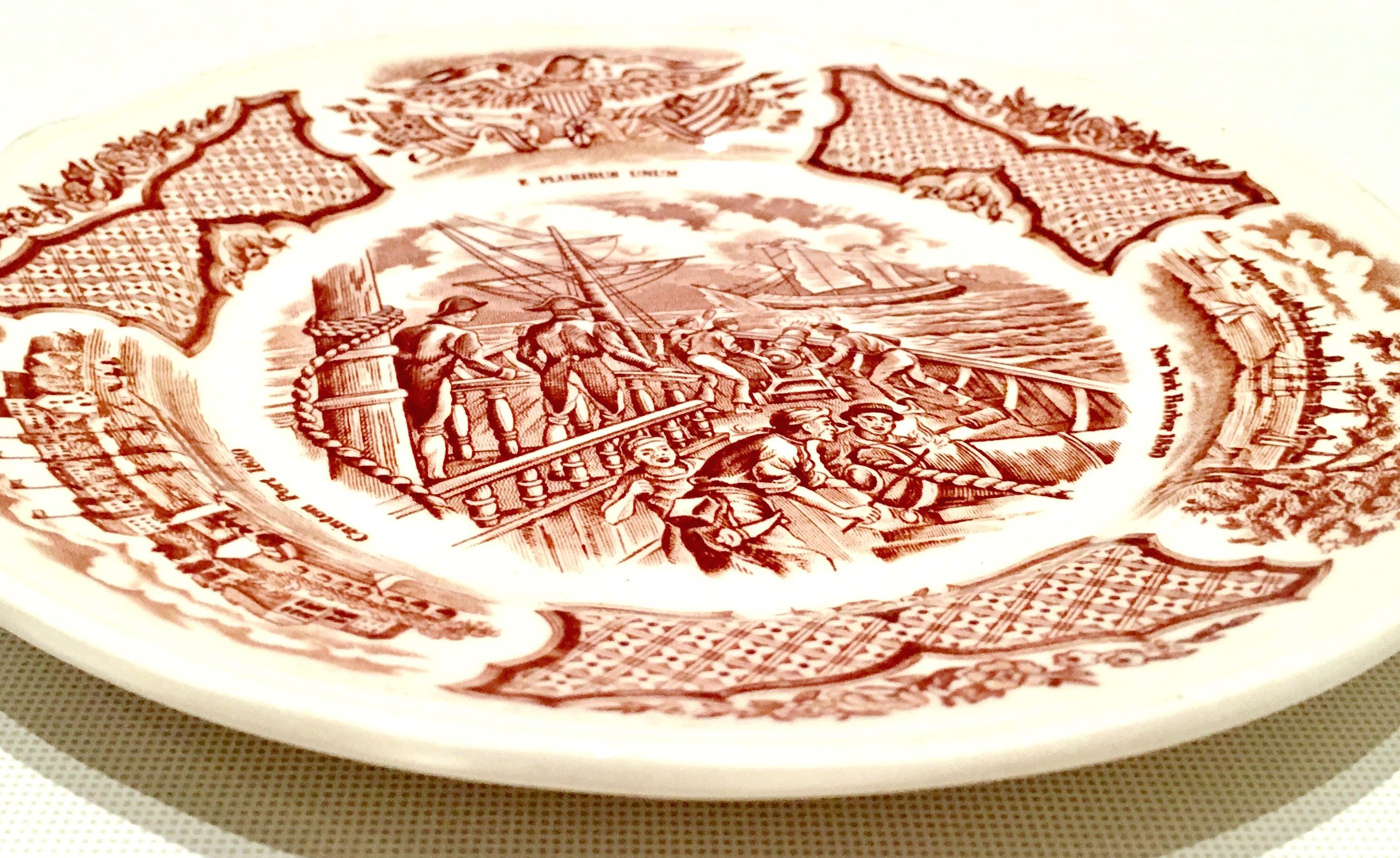 English 70'S Alfred Meakin Staffordshire England Historical Dinnerware, S/23 For Sale