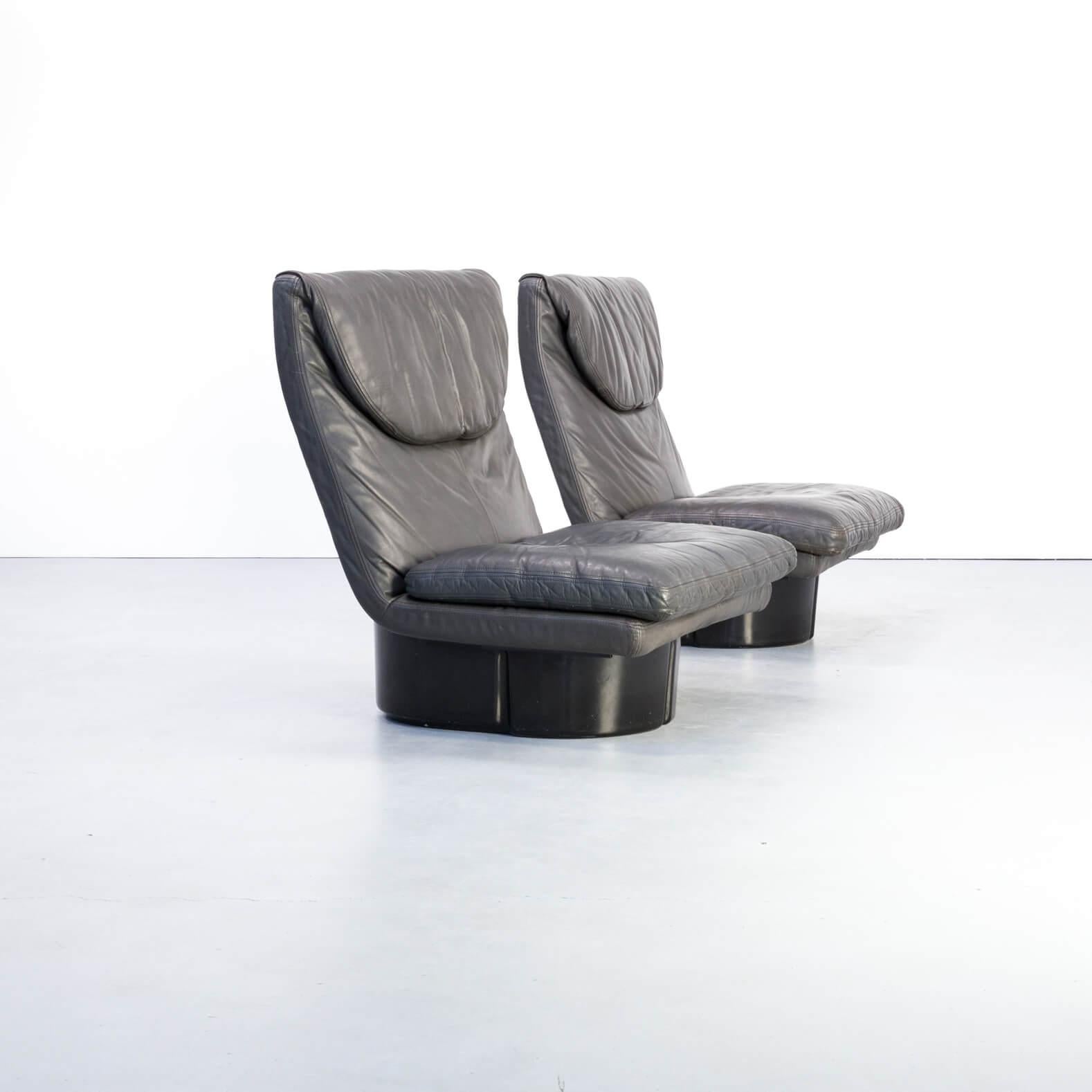 Italian 1970s Ammannati & Vitelli Lounge Fauteuil for Comfort, Set of 2 For Sale