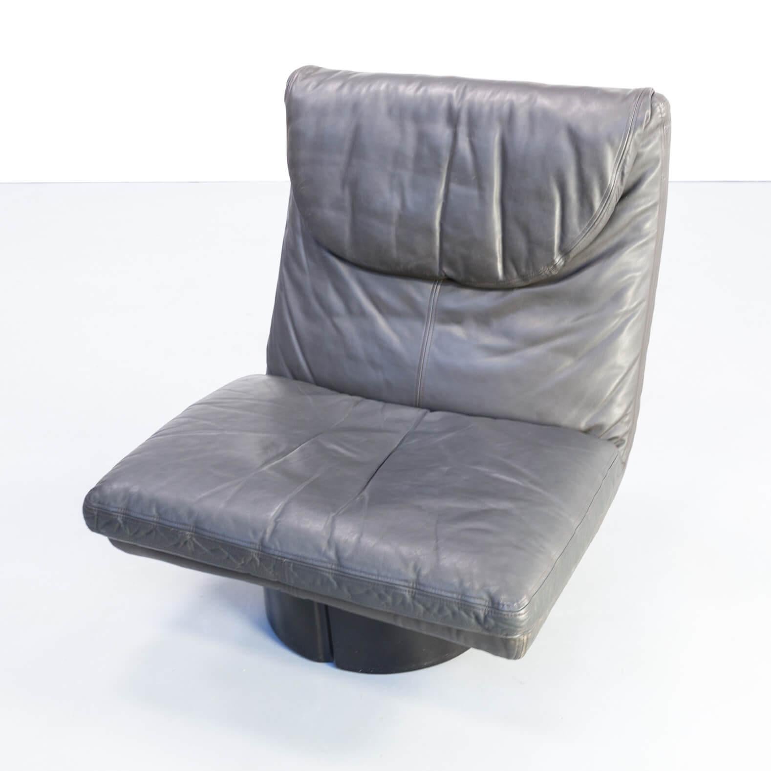 Leather 1970s Ammannati & Vitelli Lounge Fauteuil for Comfort, Set of 2 For Sale