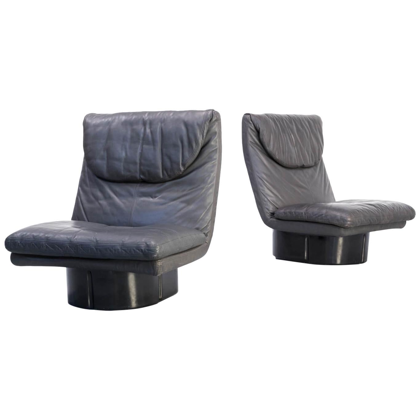 1970s Ammannati & Vitelli Lounge Fauteuil for Comfort, Set of 2 For Sale