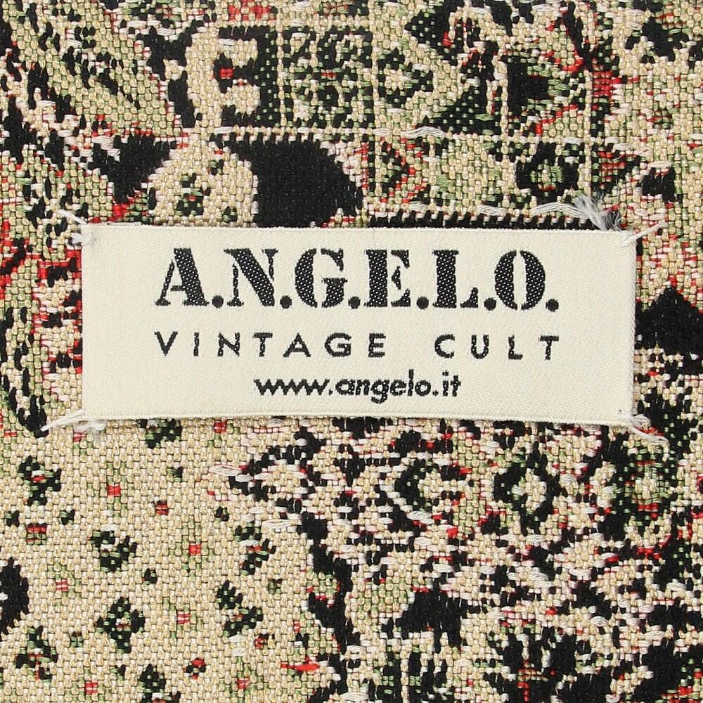 70s A.N.G.E.L.O. Vintage Cult multicolored jacquard silk Obi belt For Sale 7