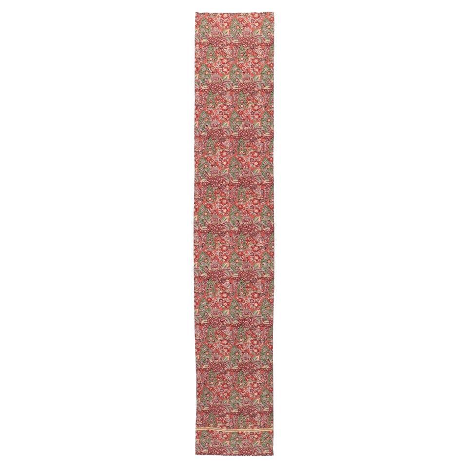 70s A.N.G.E.L.O. Vintage Cult multicolored jacquard silk Obi belt For Sale
