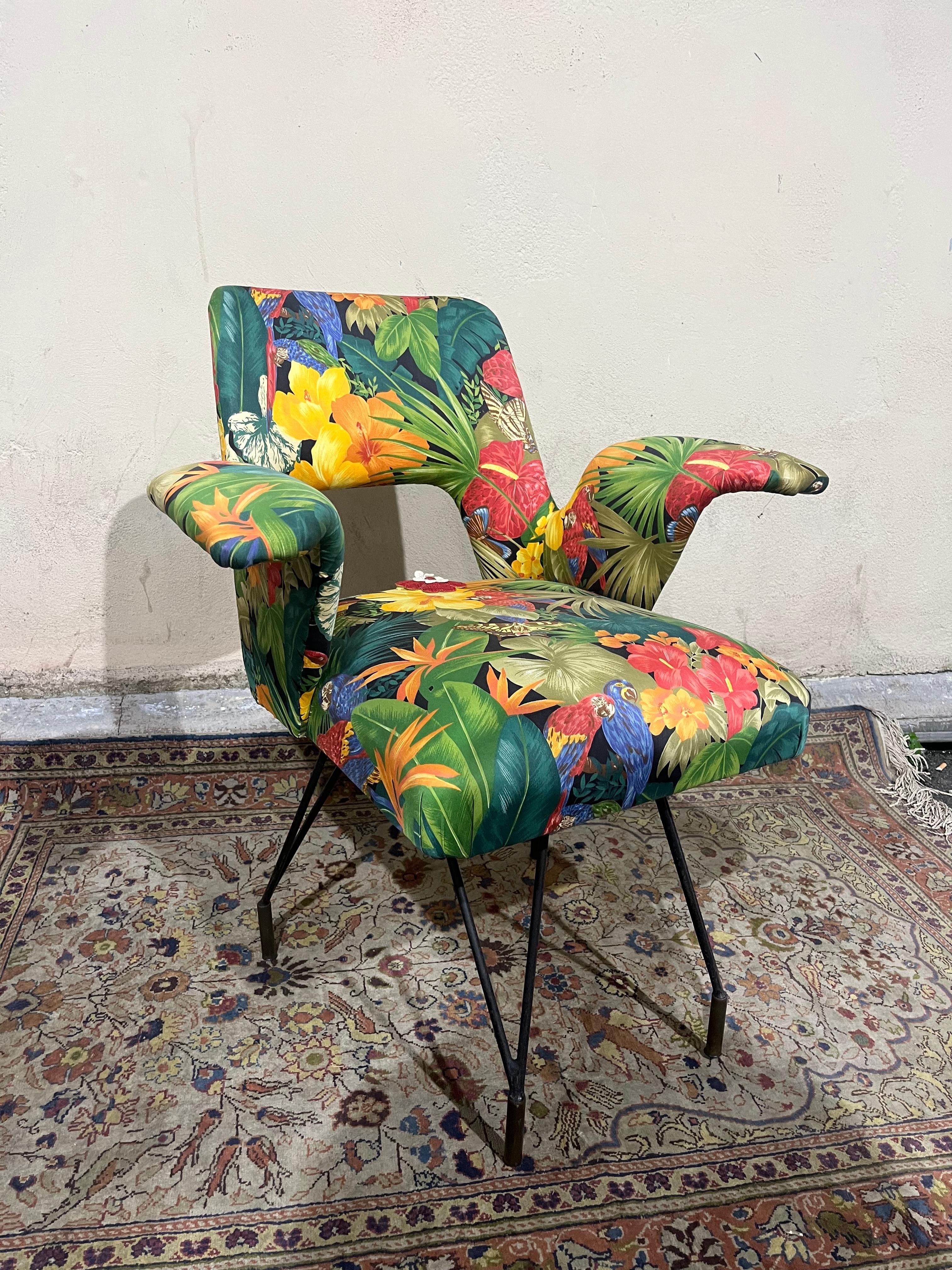 sillón de los años 70 de Gastone Rinaldi Late 20th Century en venta