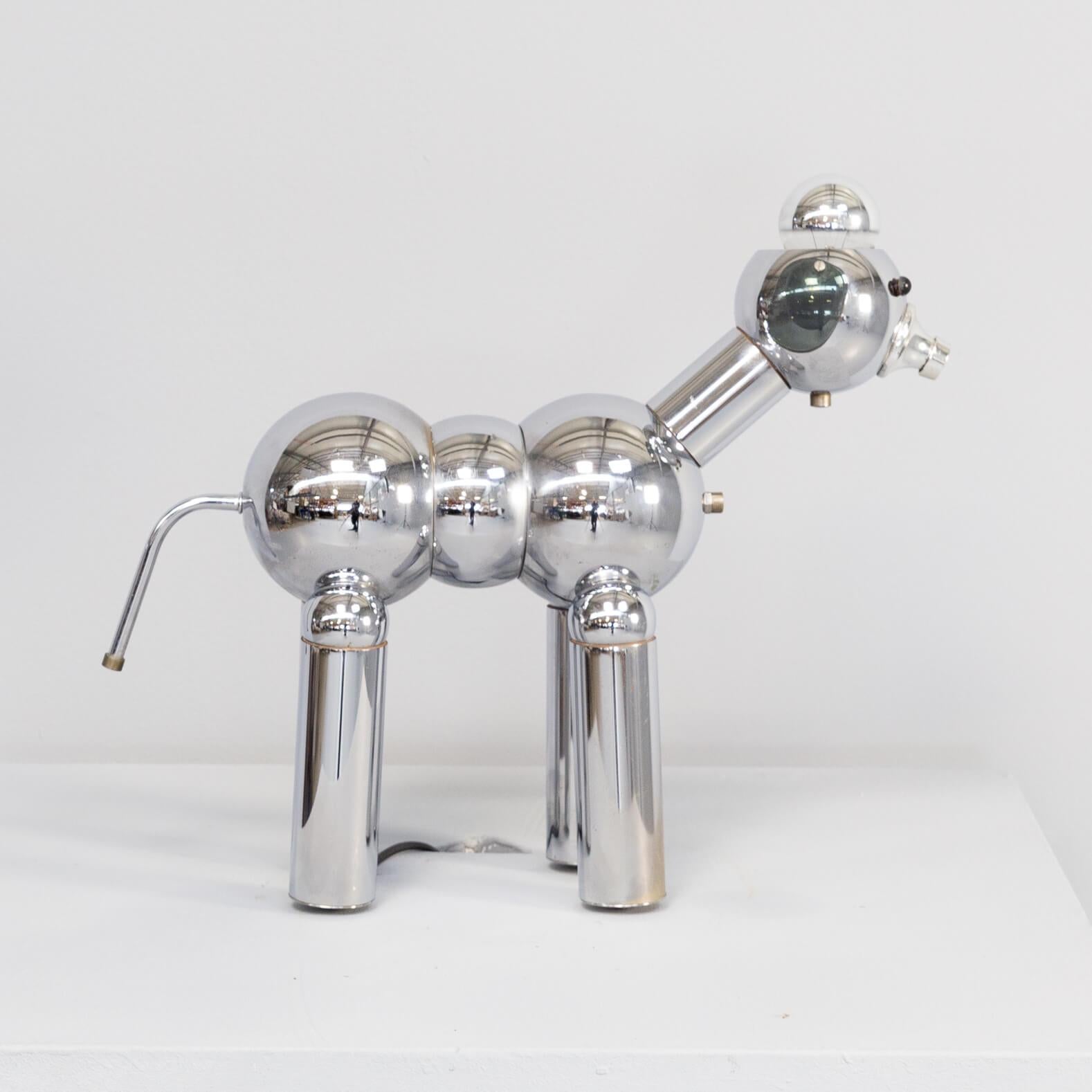 Mid-Century Modern 70s Artistic ‘Dog’ Table Lamp for Torino