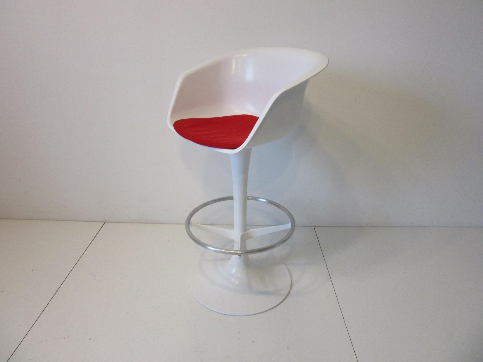 Mid-Century Modern 70's Bar Stools by Maurice Burke for Burke