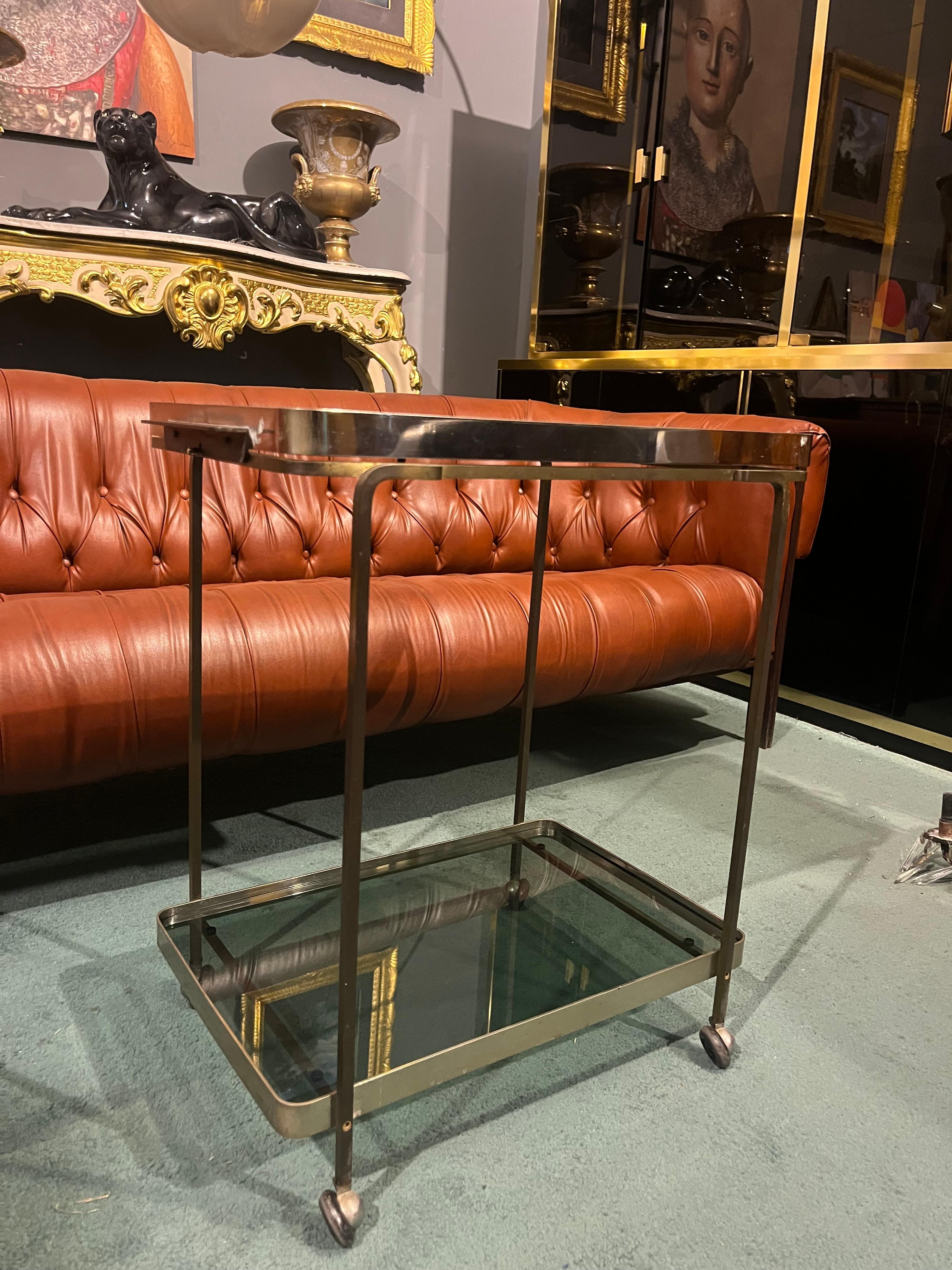 Late 20th Century 70's bar trolley by Allegri Parma en vente