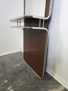 Specchio BAUHAS anni '70 con Noce