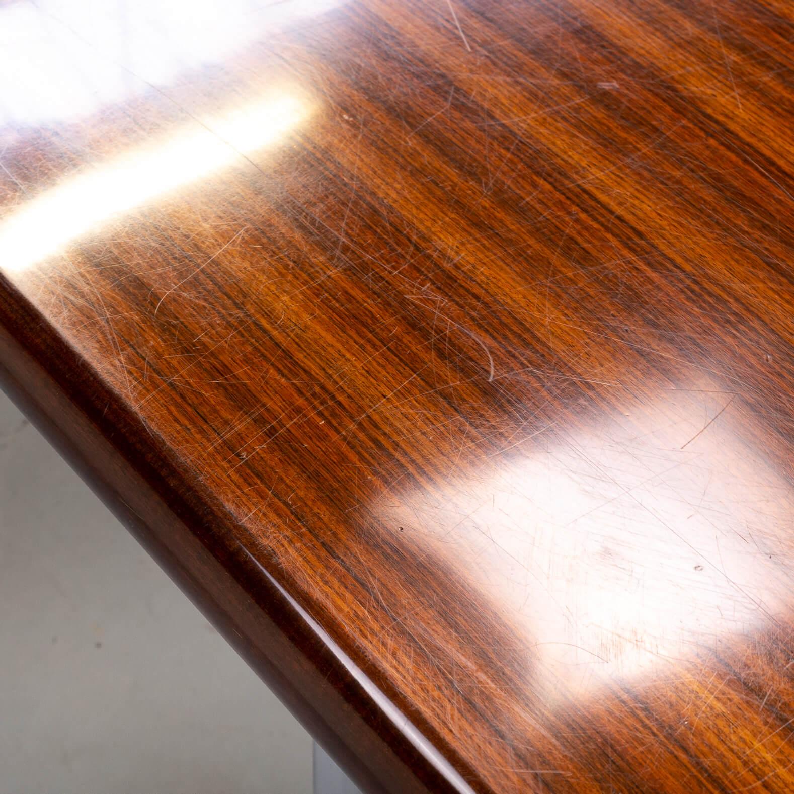 1970s Bauhaus Style Executive Desk Table For Sale 5