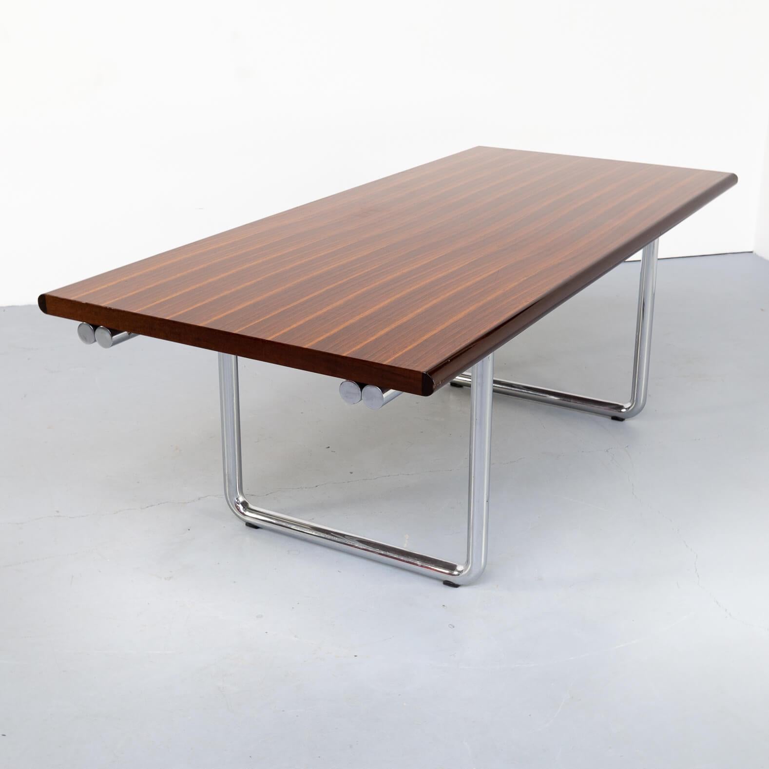 1970s Bauhaus Style Executive Desk Table For Sale 2