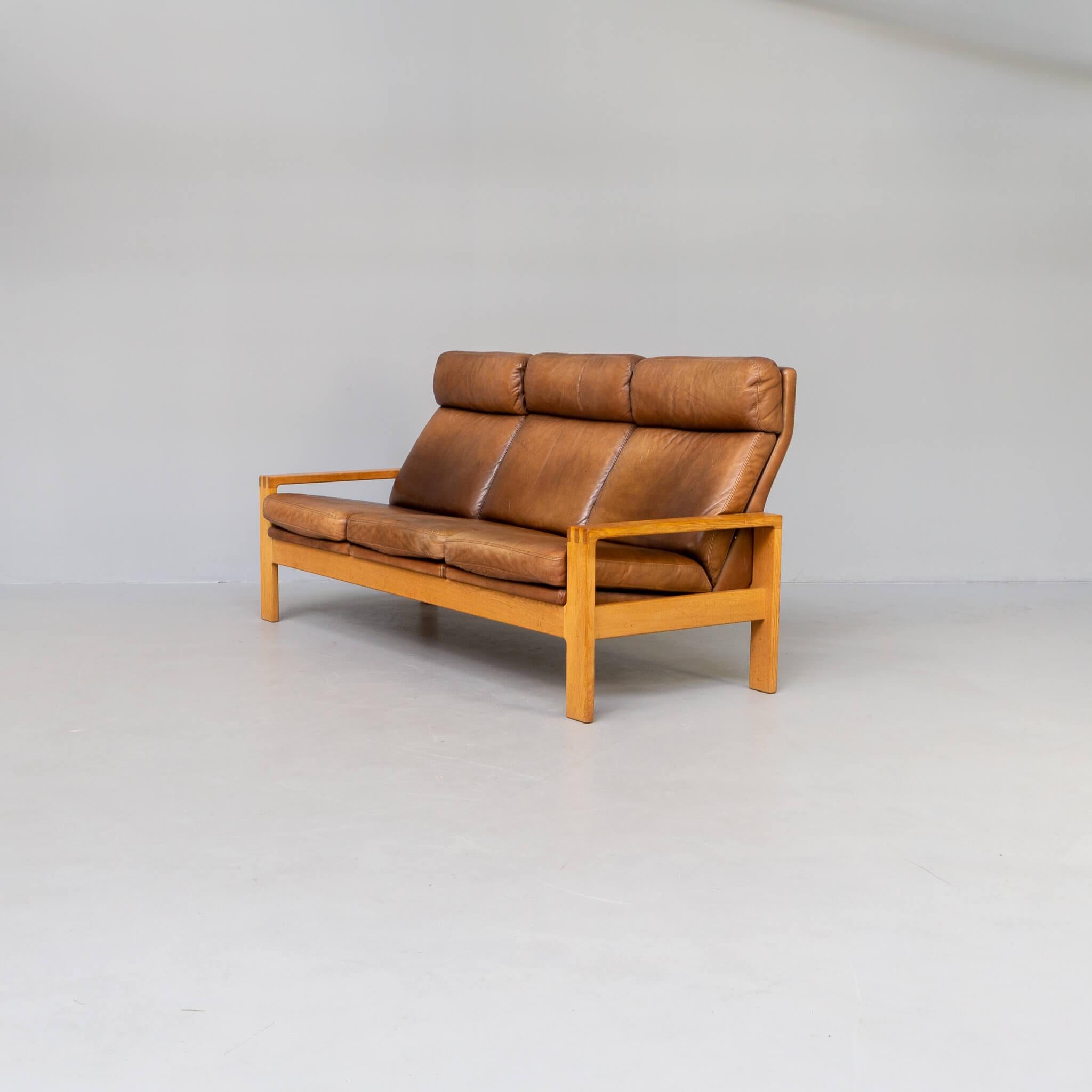 Mid-Century Modern 70s Borge Mogensen 3 seat sofa for Fredericia Stolefabrik For Sale