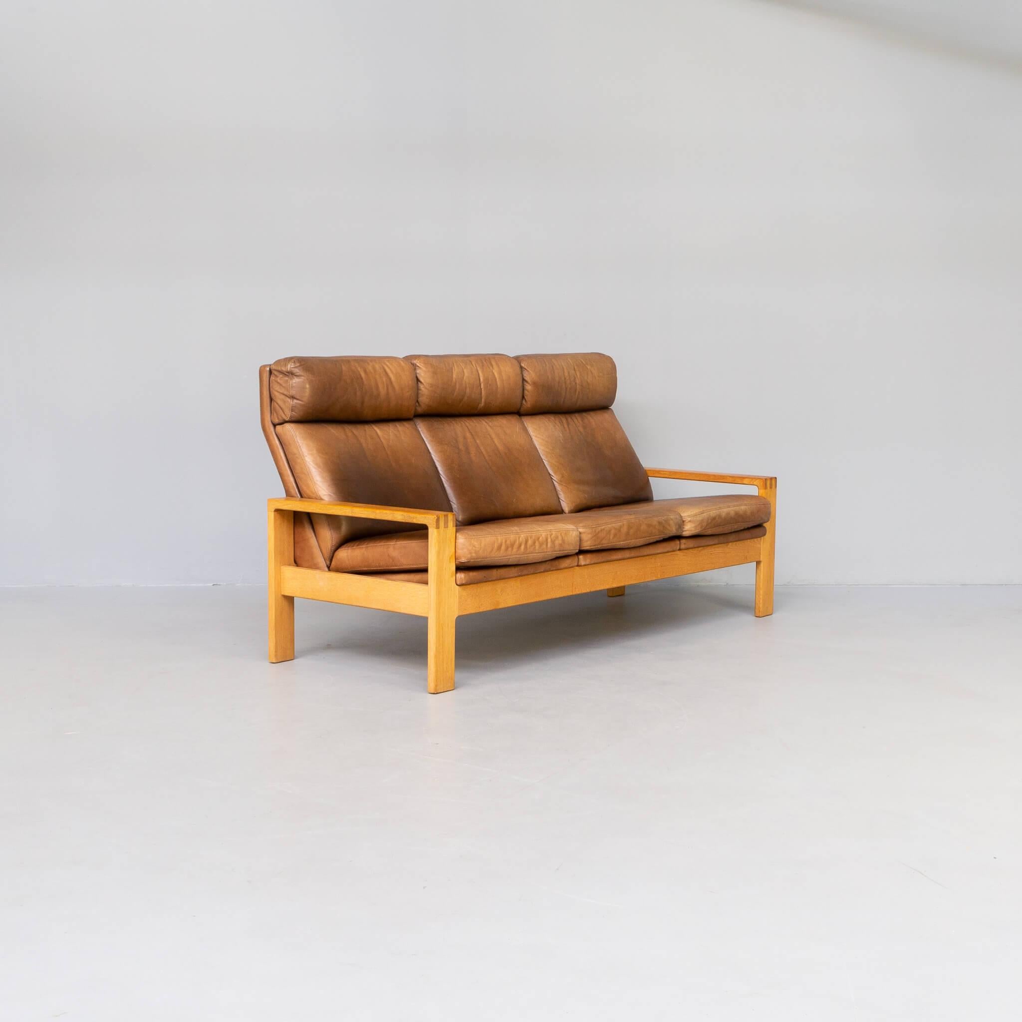 Danish 70s Borge Mogensen 3 seat sofa for Fredericia Stolefabrik For Sale