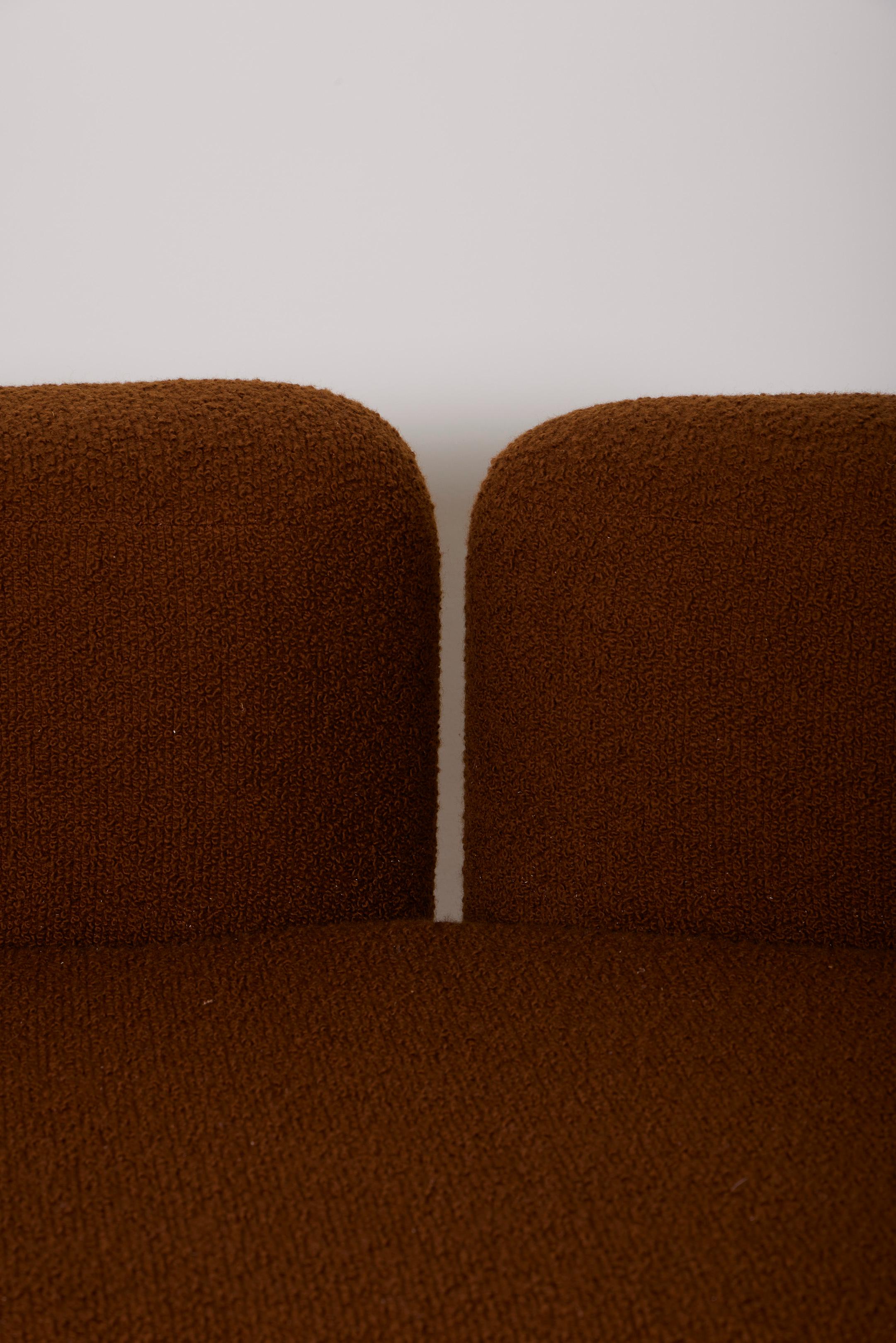 70er Jahre Bouclé 3-Sitzer Sofa im Angebot 12