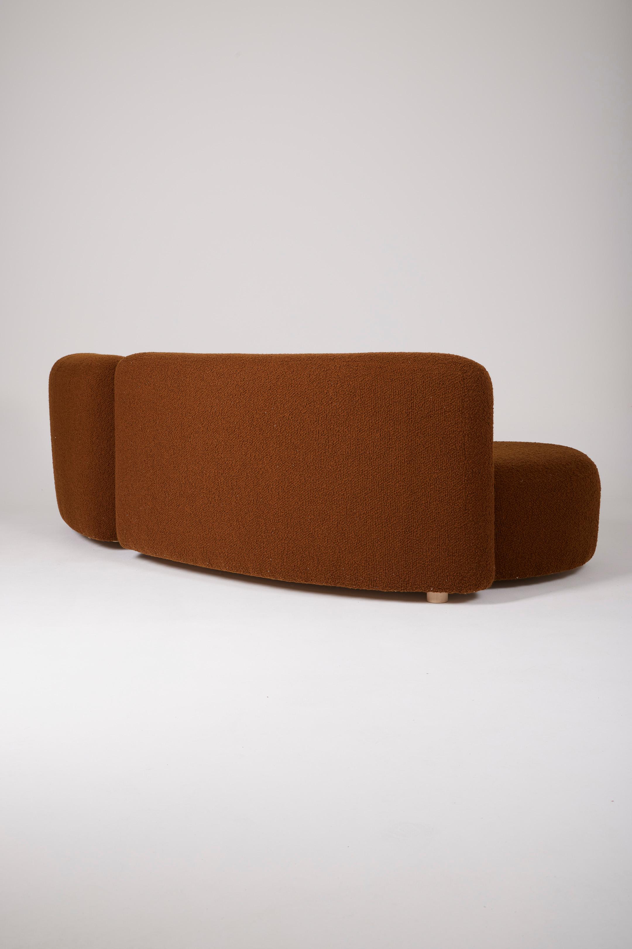 70er Jahre Bouclé 3-Sitzer Sofa im Angebot 3