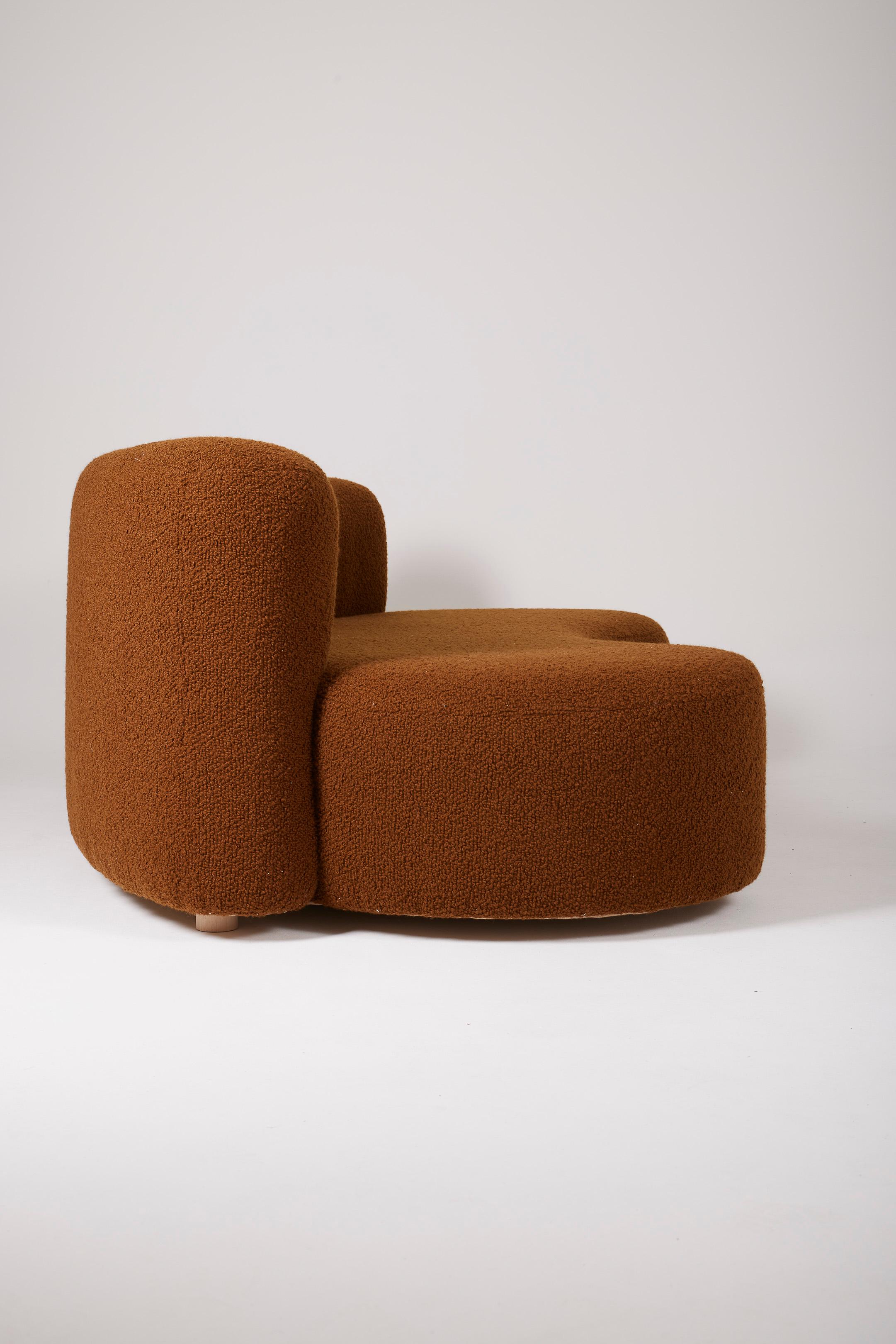 70er Jahre Bouclé 3-Sitzer Sofa im Angebot 4