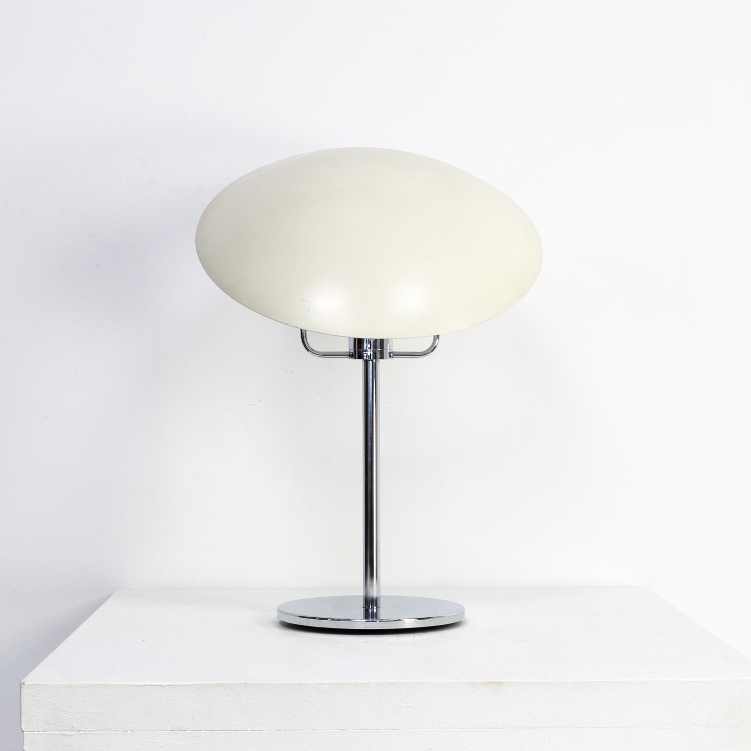 Lacquered 1970s Chrome and Metal Table Lamp for SCE For Sale