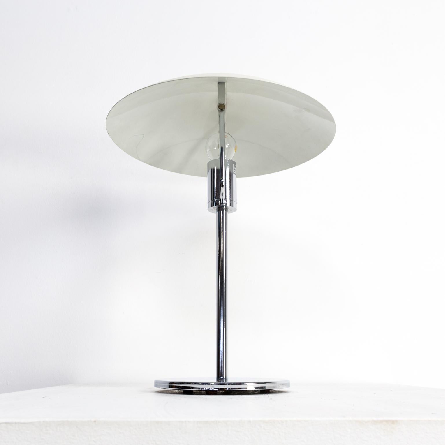 1970s Chrome and Metal Table Lamp for SCE For Sale 1