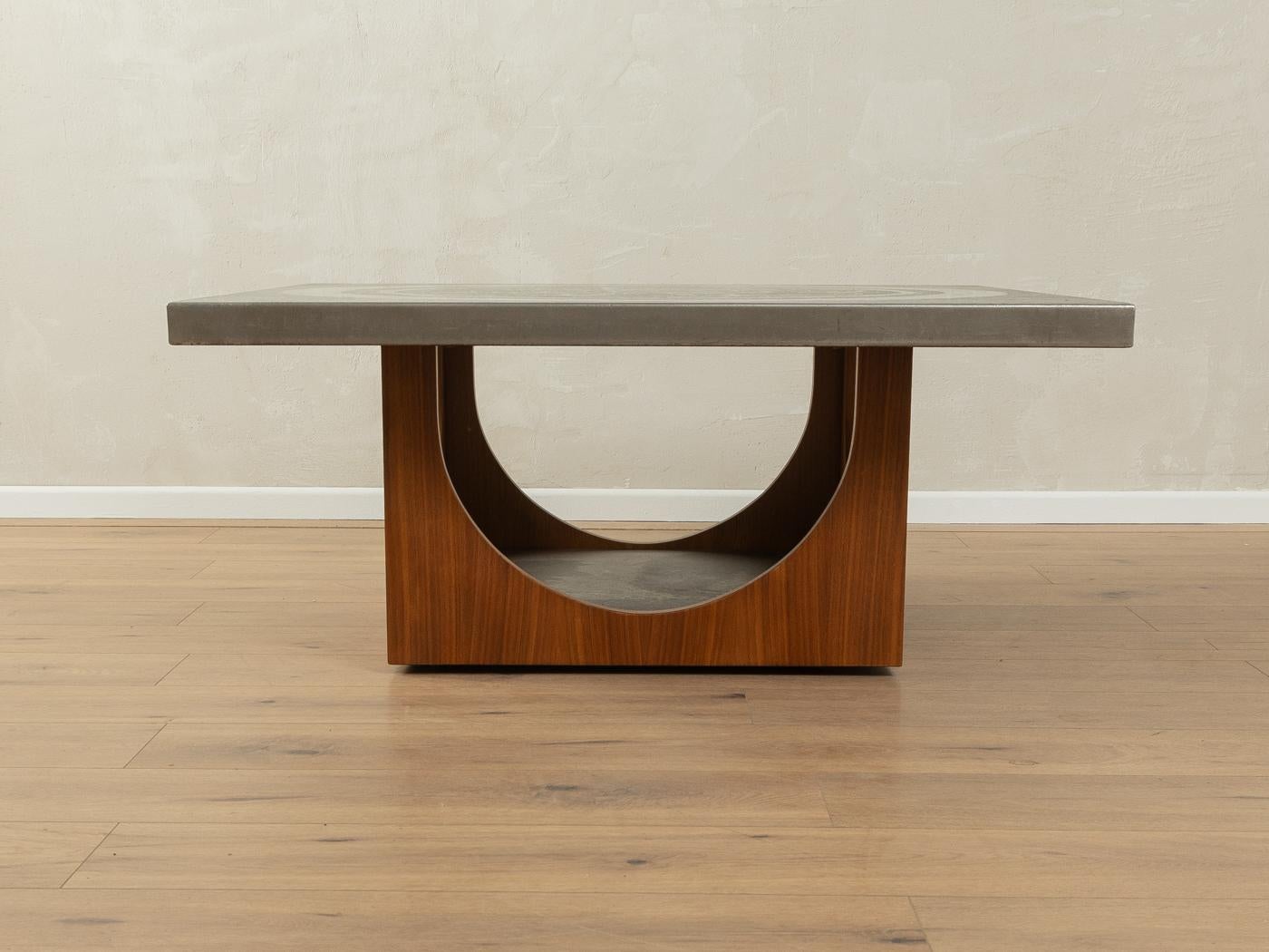 Allemand Table basse des années 70 par Heinz Lilienthal en vente