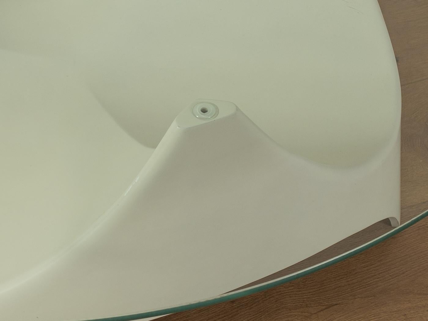 70er Jahre Couchtisch von Opal Möbel (Glas) im Angebot