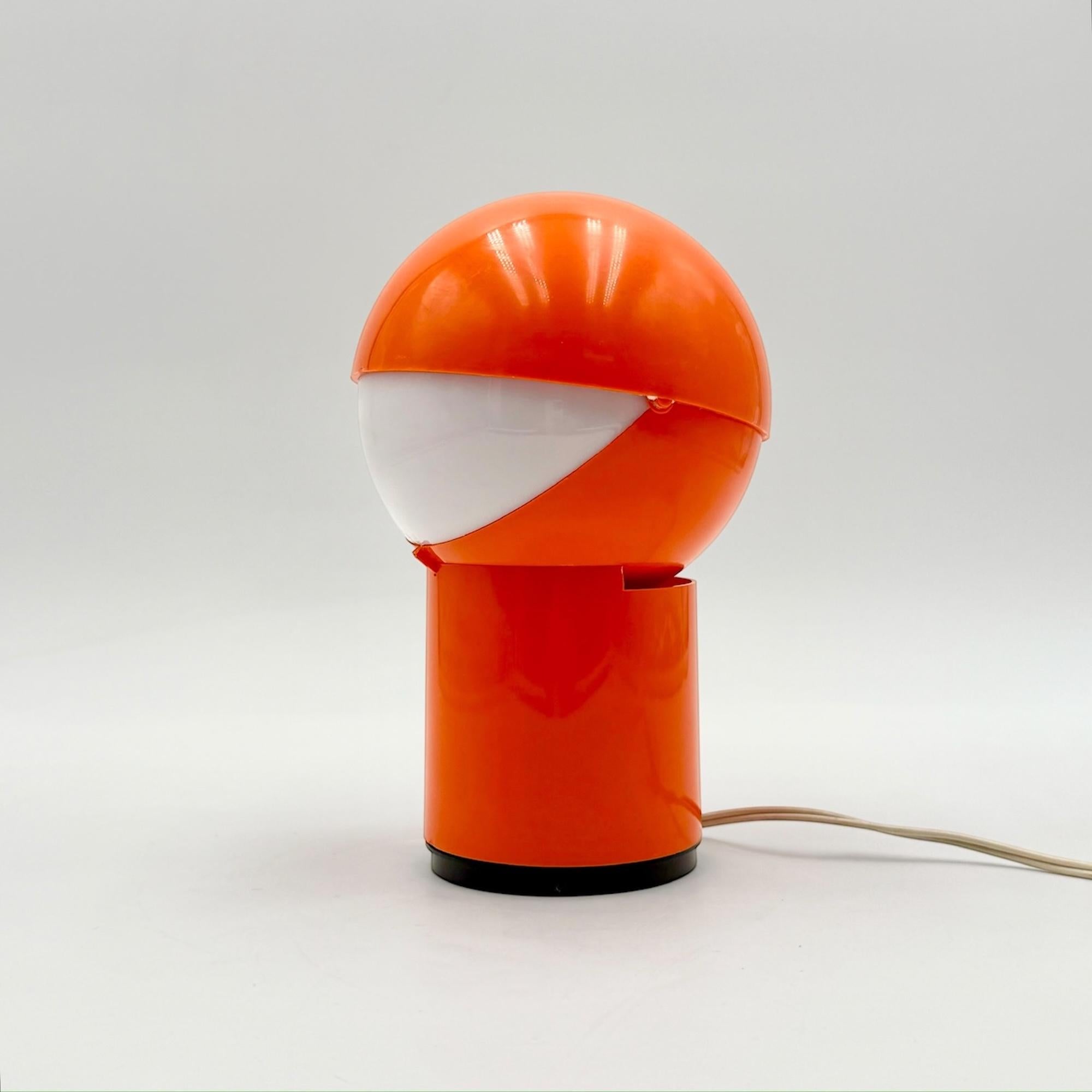 Plastic 70s Design Lamp 'Sfera Notte' Gagiplast Orange Edition - Space Age Design Icon For Sale