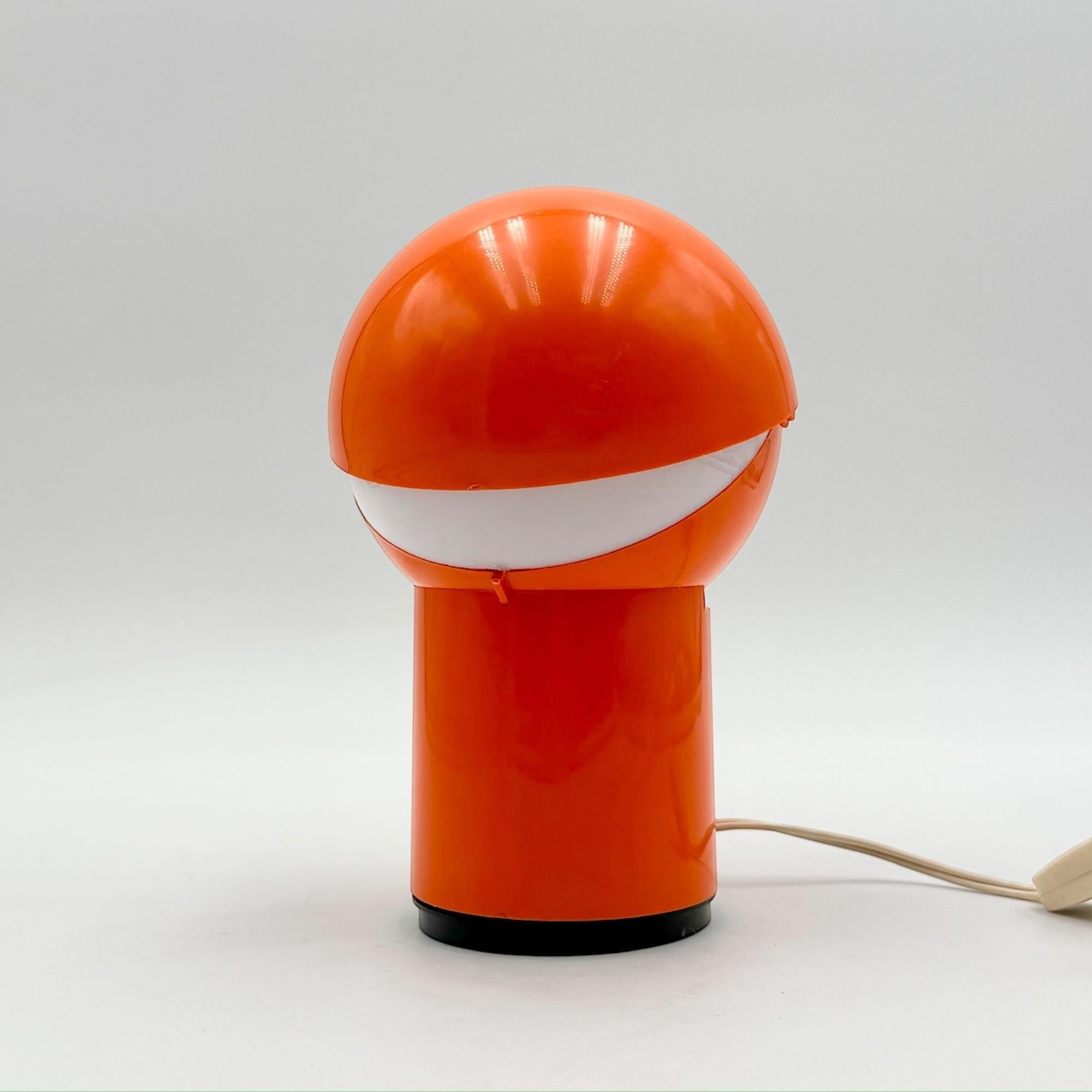 70s Design Lamp 'Sfera Notte' Gagiplast Orange Edition - Space Age Design Icon For Sale 1