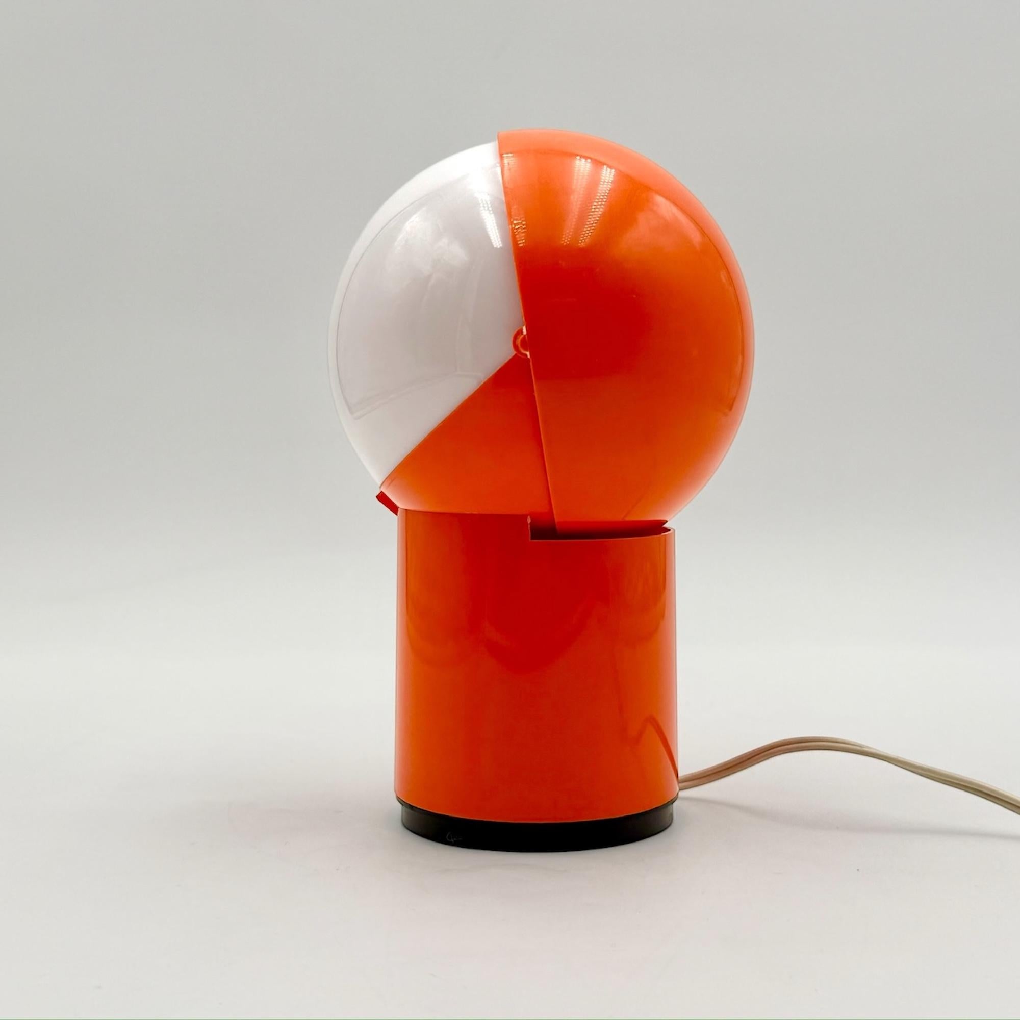 70s Design Lamp 'Sfera Notte' Gagiplast Orange Edition - Space Age Design Icon For Sale 3