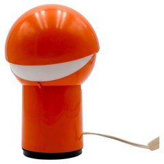 70s Design Lamp 'Sfera Notte' Gagiplast Orange Edition - Space Age Design Icon