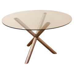 Table de salle à manger des années 70 de Renato Zevi pour Roche Bobois