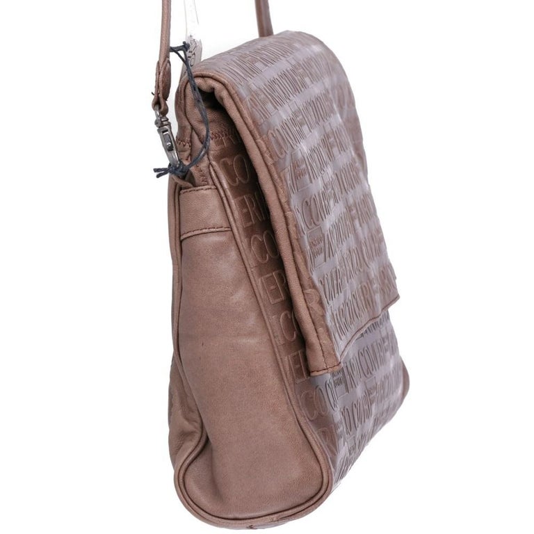 70s Enrico Coveri Vintage brown leather logoed shoulder bag For Sale at  1stDibs | enrico coveri bag price, enrico coveri bags price, coveri  collection bag