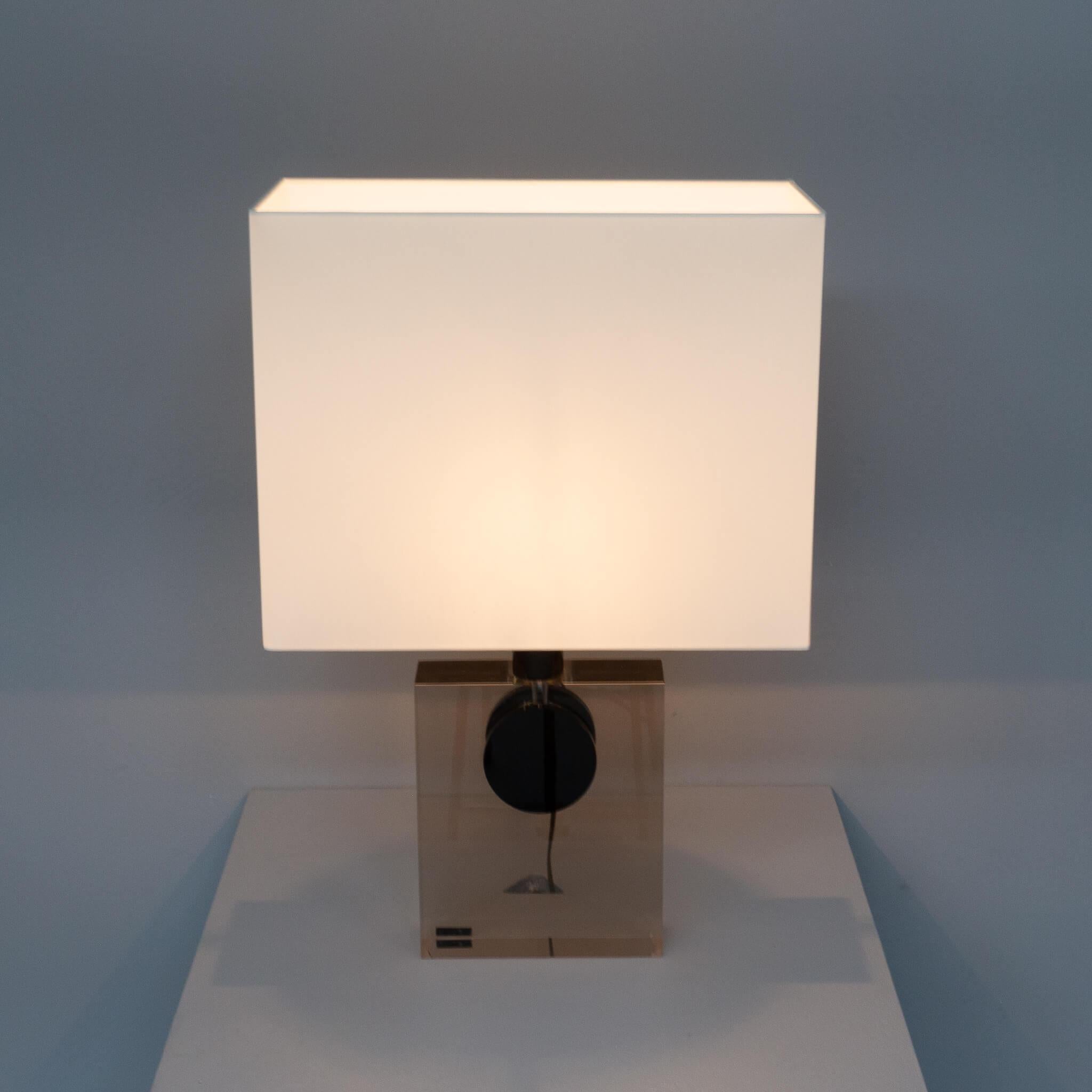 Italian 70s Felice Antonio Botta Table Lamp, Firenze Italy For Sale