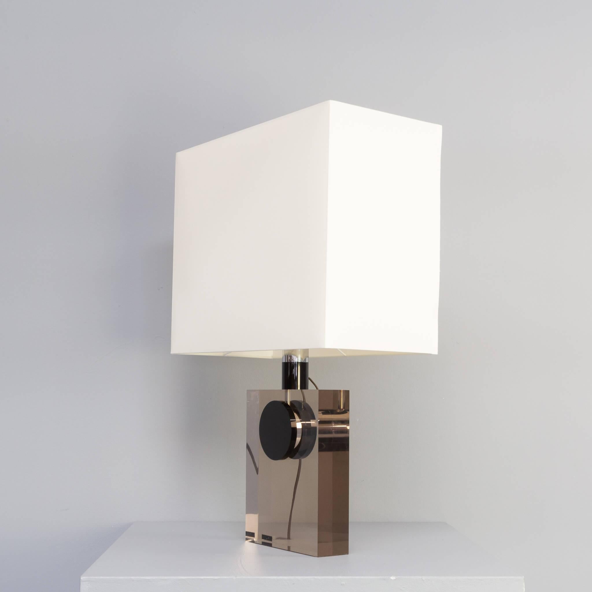 20th Century 70s Felice Antonio Botta Table Lamp, Firenze Italy For Sale