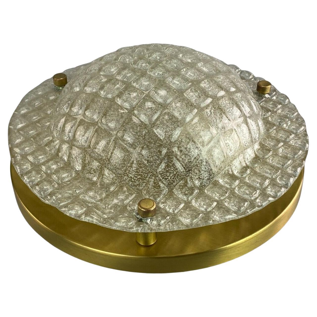 70s Fischer Leuchten Flush Mount Ceiling Lamp Glass Space Design Lamp 70s  For Sale at 1stDibs