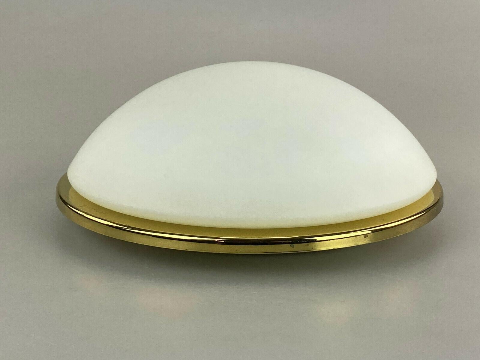 German 70s Fischer Leuchten Plafoniere Ceiling Lamp Glass Space Design Lamp