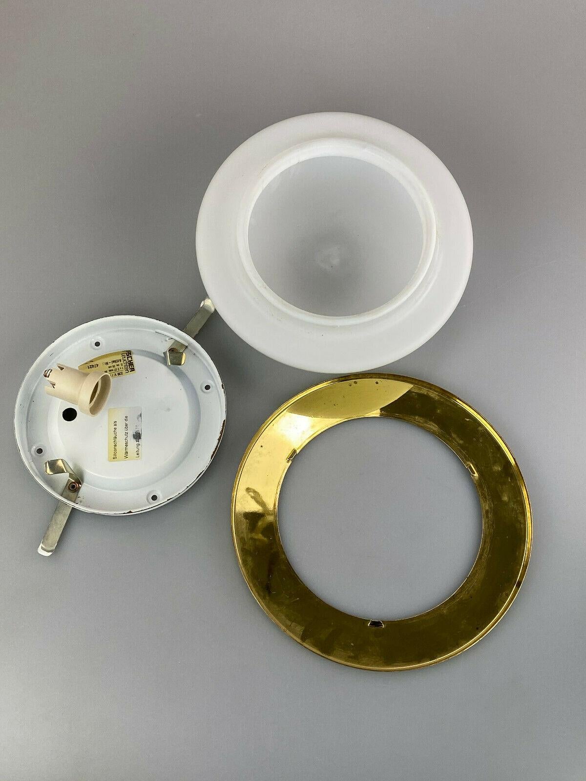 70s Fischer Leuchten Plafoniere Ceiling Lamp Glass Space Design Lamp 2