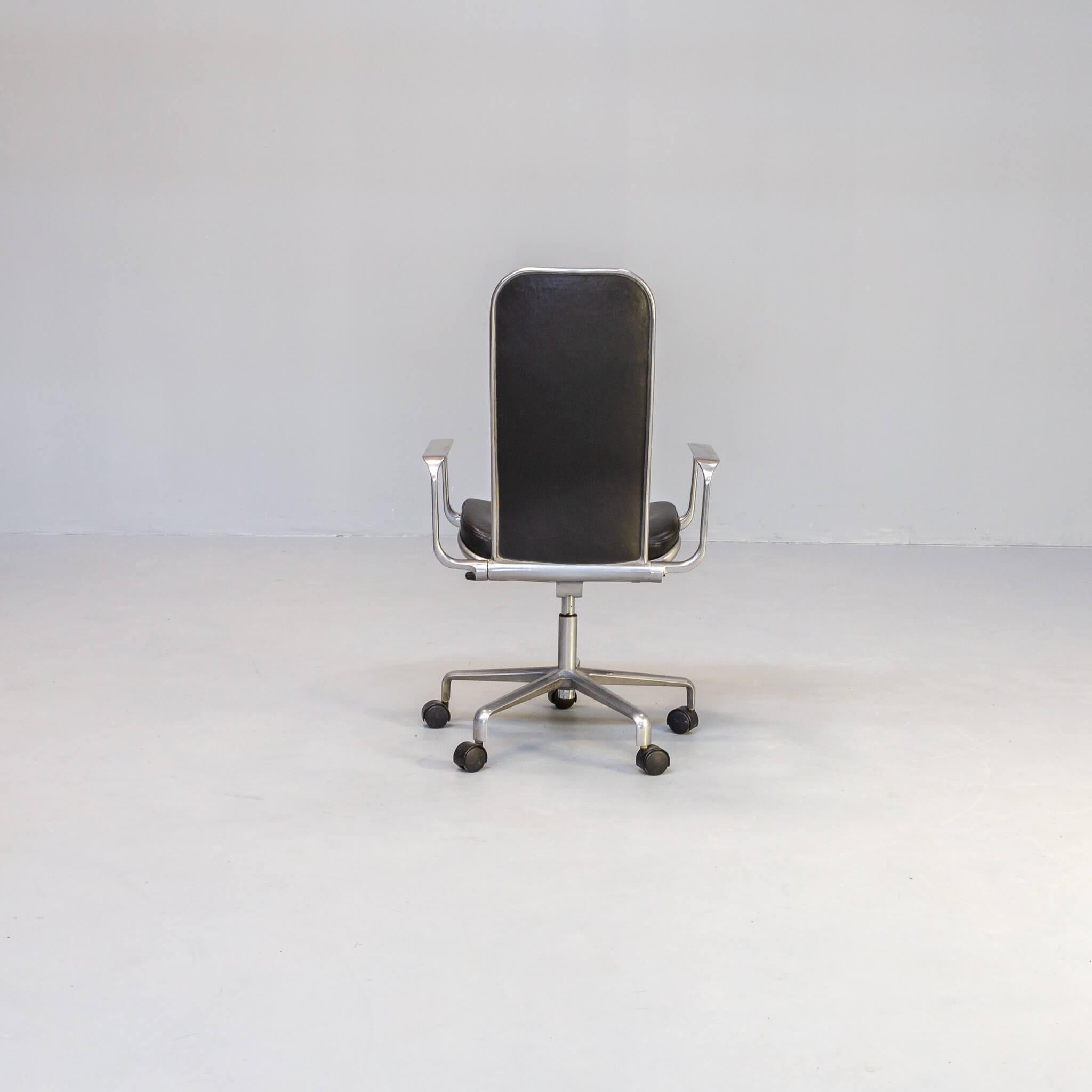 70er Jahre Frederick Scott 'Supporto' Stuhl für Hille International (Aluminium)
