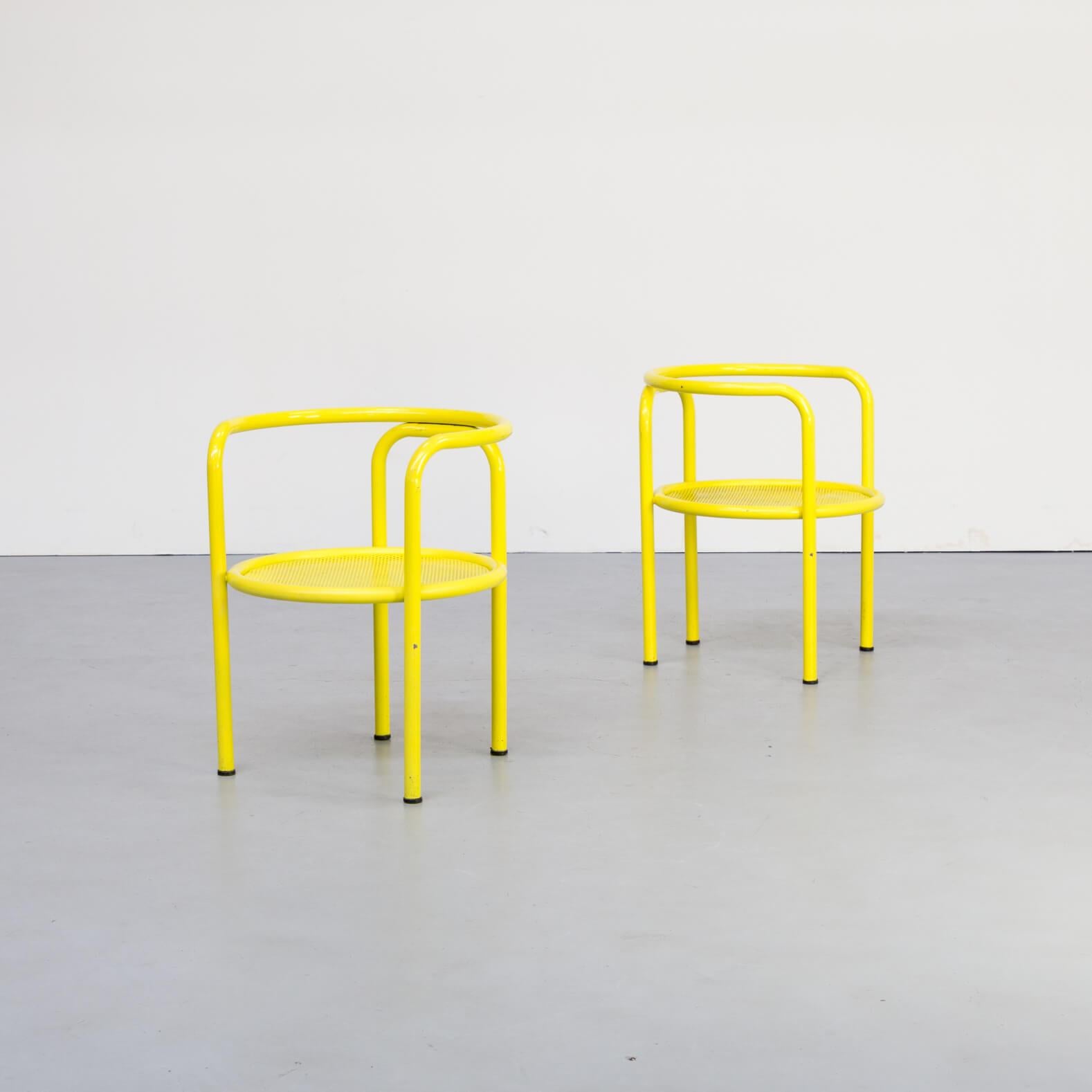 1970s Gae Aulenti ‘da Giardino Locus Solus’ Table Set for Poltronova Set of 3 For Sale 9