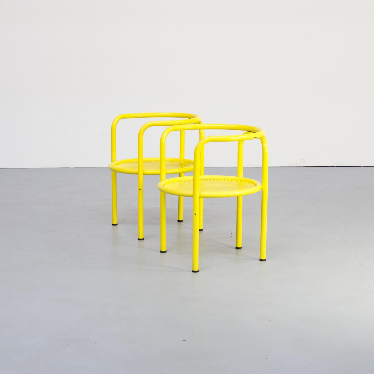 1970s Gae Aulenti ‘da Giardino Locus Solus’ Table Set for Poltronova Set of 3 For Sale 10